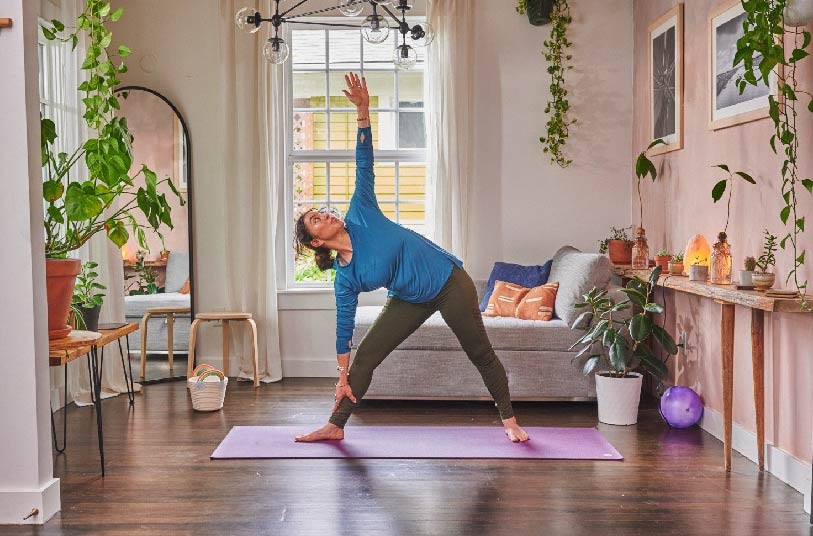 Woman doing yoga