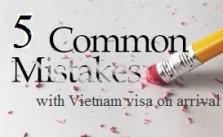 5 common mistakes with Vietnam visa on arrival